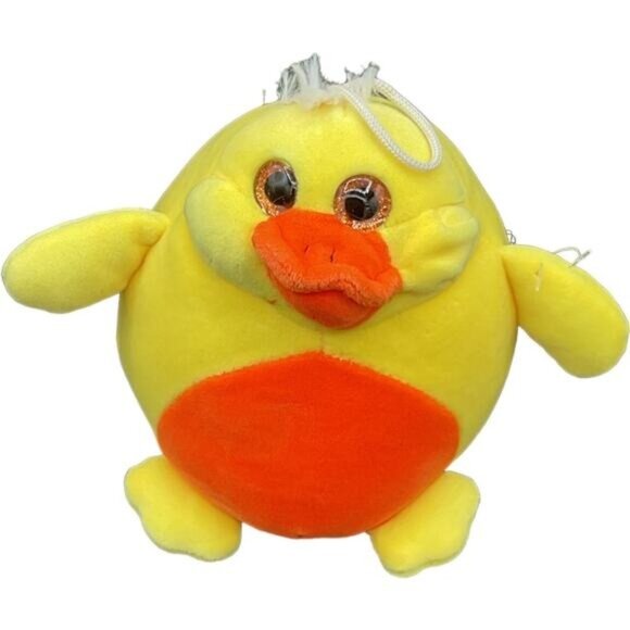 2019 Smooshimals Yellow Quacky Duck Plush Stuffed Animal Toy 5" By Toy Factory - Picture 1 of 5
